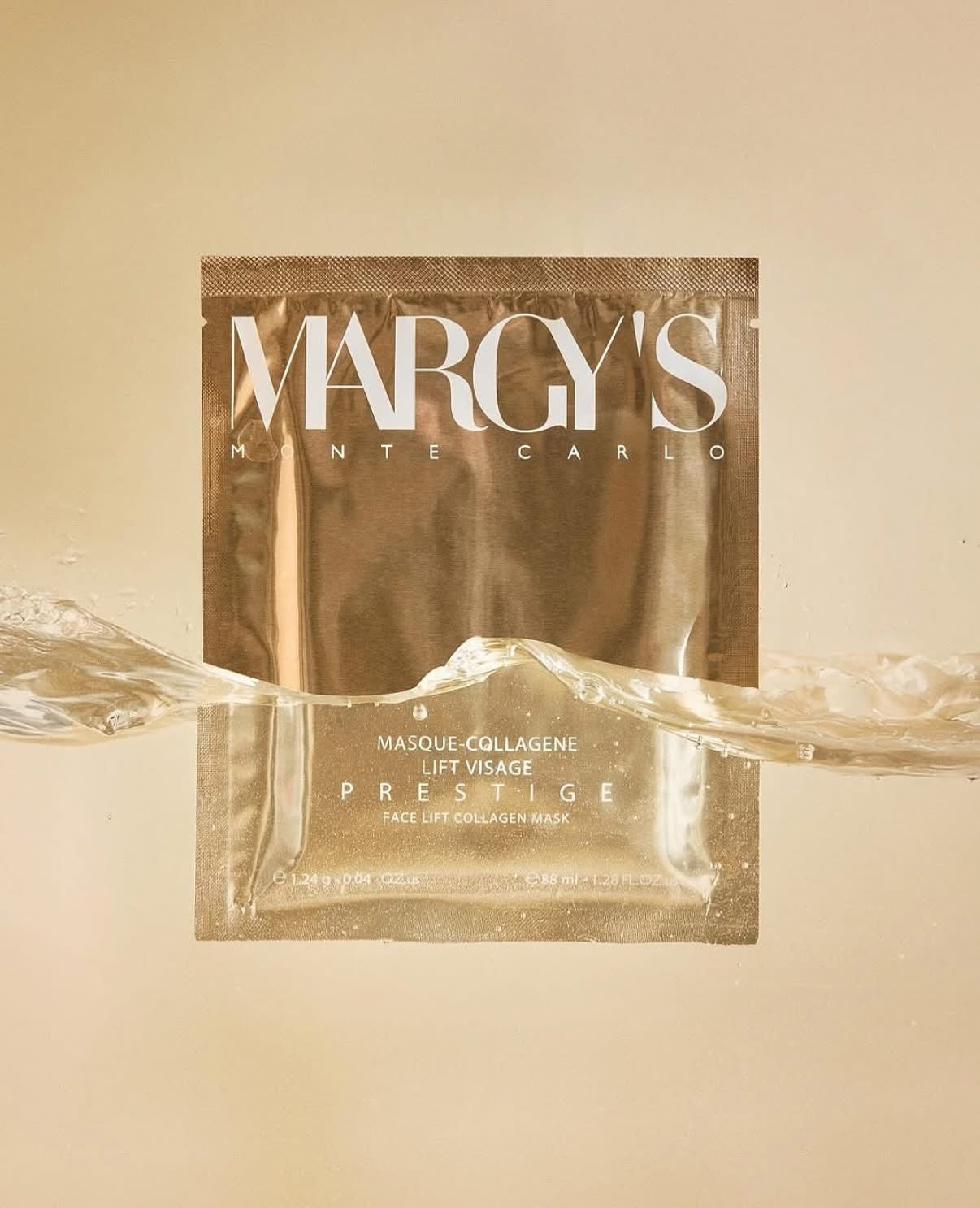 Margy's Monte Carlo Face Lift Collagen Mask Gold Collagen Lifting Firming Mask 3pcs