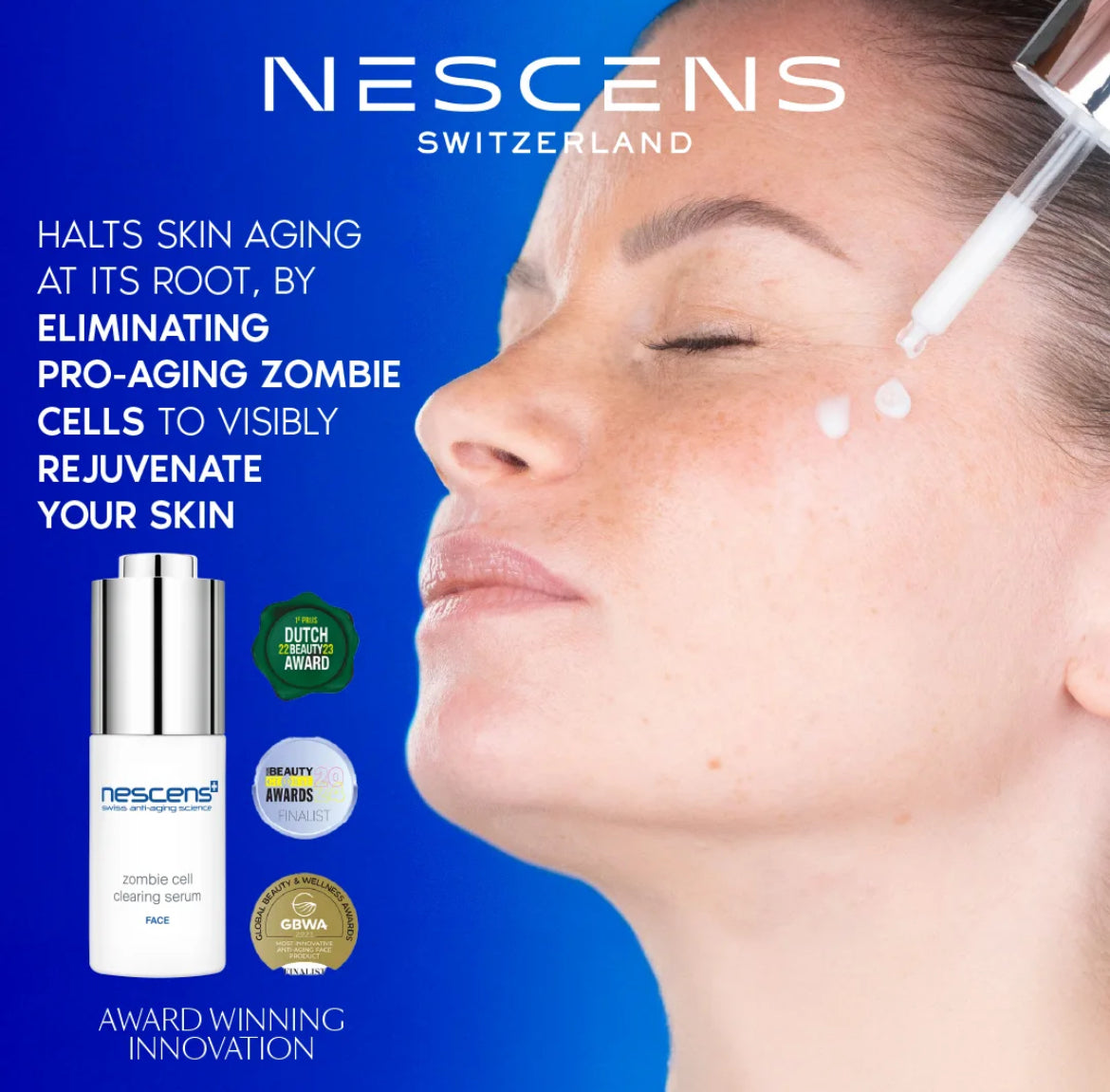 Nescens Zombie Cell Clearing Serum 面部緊致舒緩精華液(殭屍精華) 30ml