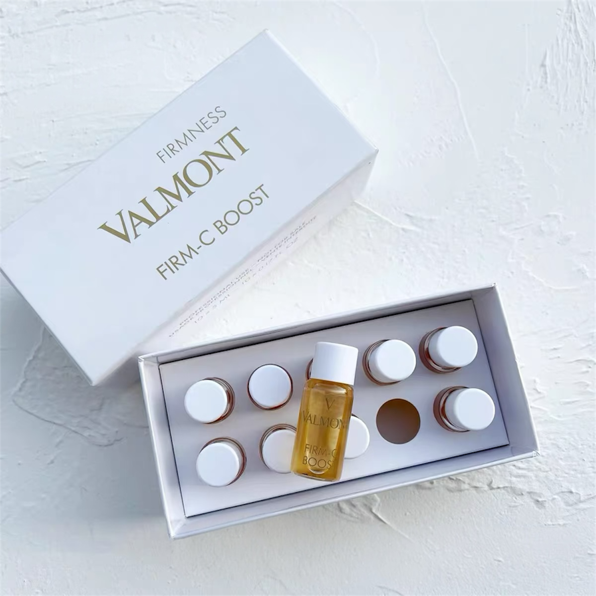 Valmont V-Firm C Boost Intensive Volumizing and Firming Ampoule 5ml x10 (Only available in salon size)