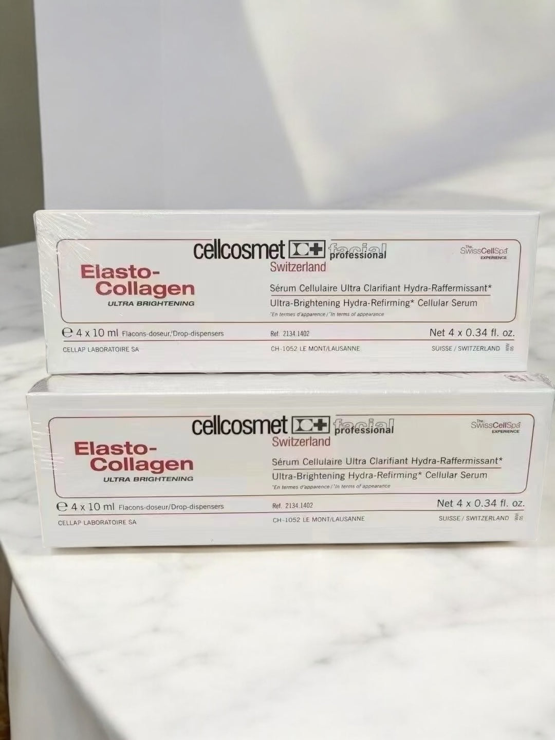 Cellcosmet Ultra Brightening Elasto-Collagen強化膠原蛋白美白精華 12x1.5ml / 4x10ml (院裝Salon Size)