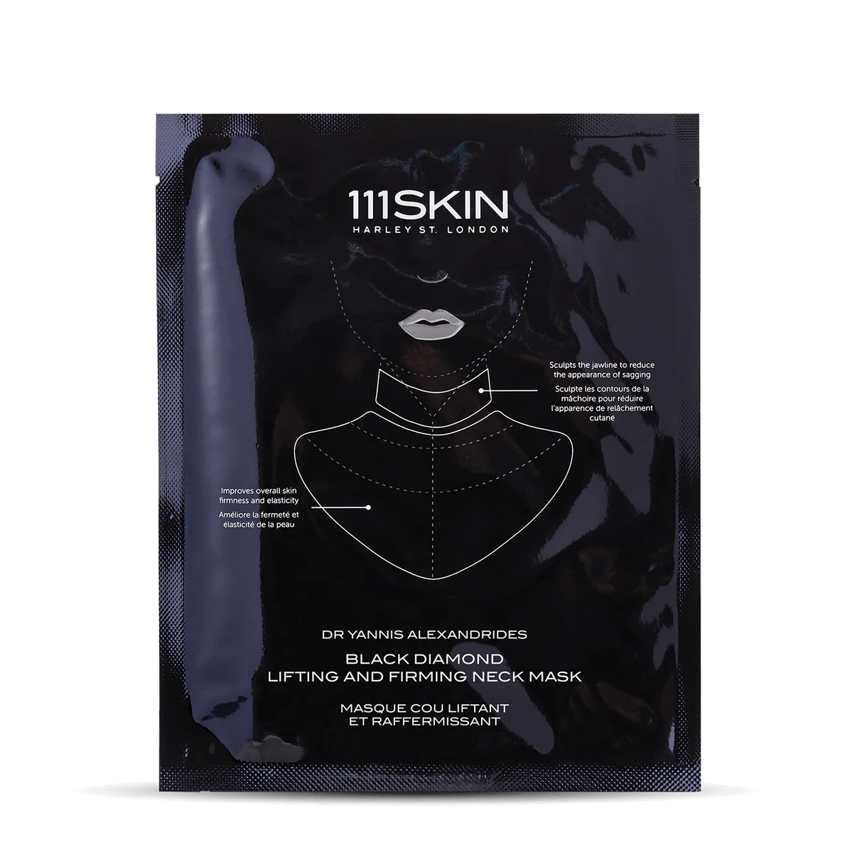 111SKIN Black Diamond Lifting & Firming Neck Mask 黑鑽緊致提升頸膜 10 x 43ml (院裝Salon Size)