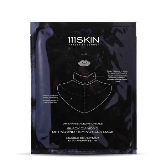 111SKIN Black Diamond Lifting & Firming Neck Mask 10 x 43ml (Salon Size)