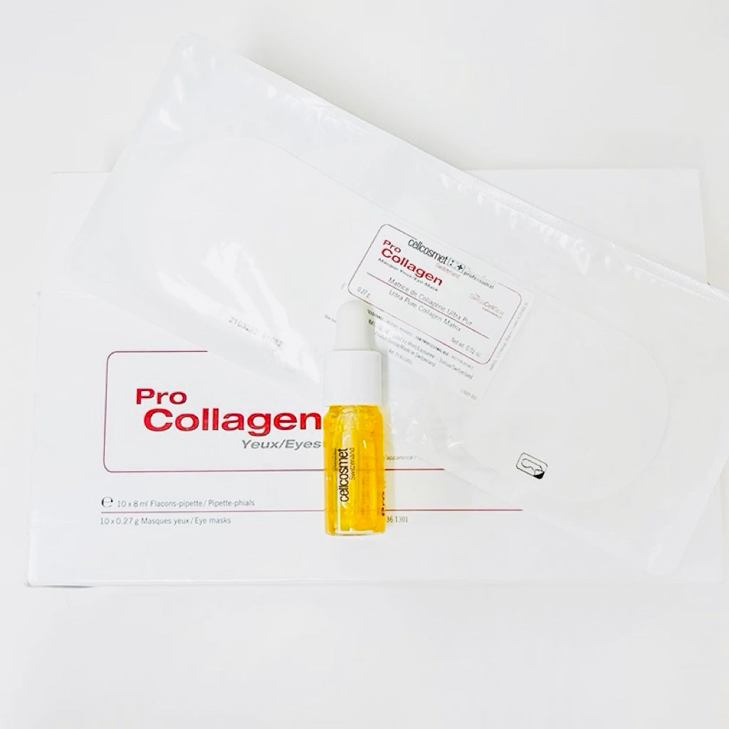 Cellcosmet CellCollagen Eye Contour Mask 膠原彈性緊致修護眼膜 10 x 8ml (院裝 Salon Size)