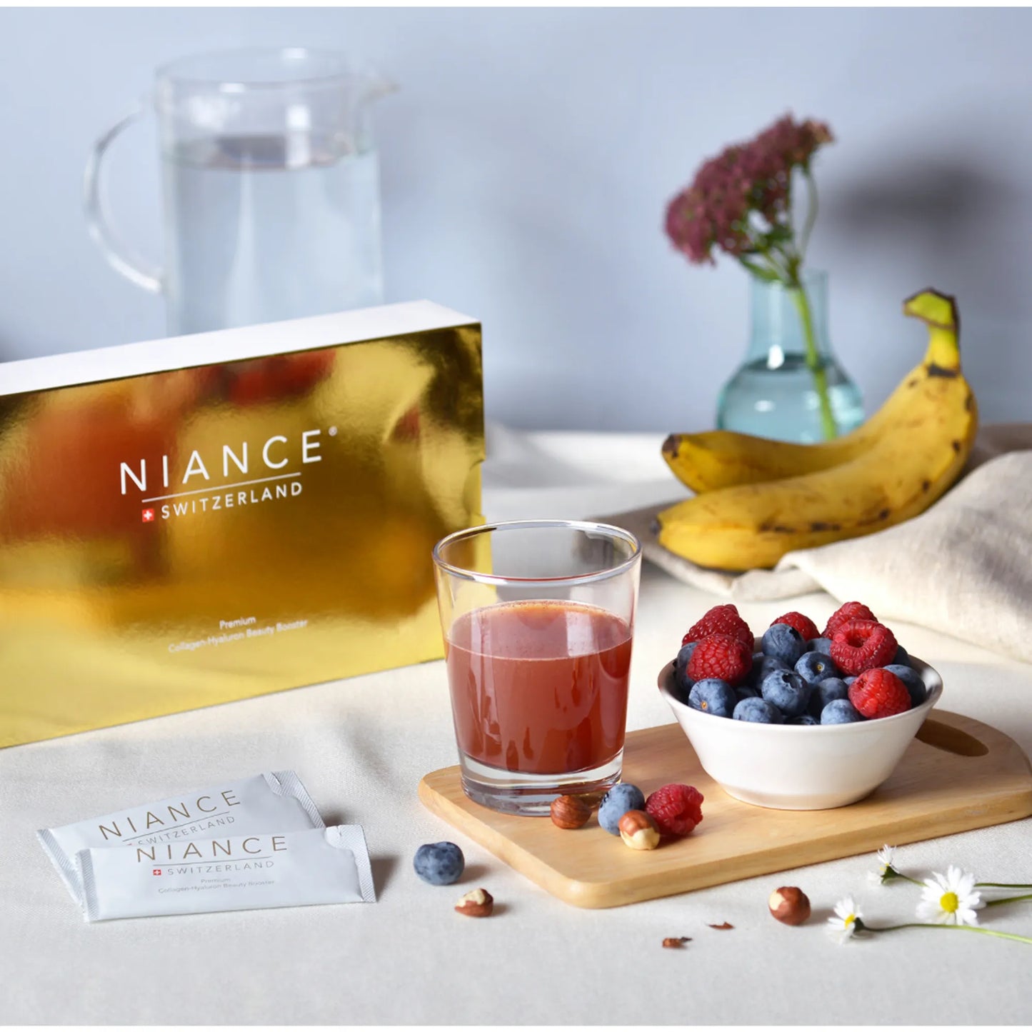 Niance Collagen Hyaluron Beauty Booster 1 Box 30pcs