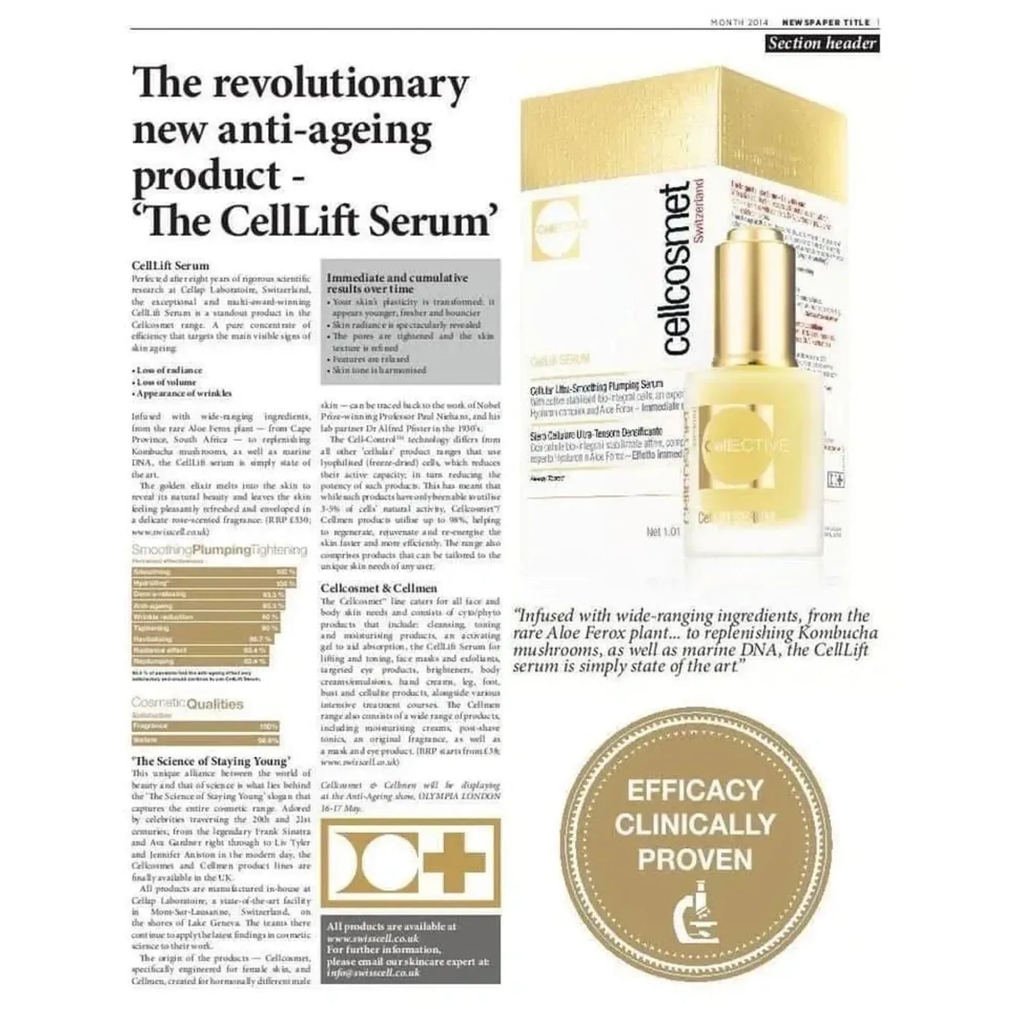 Cellcosmet CellLift Serum 30ml