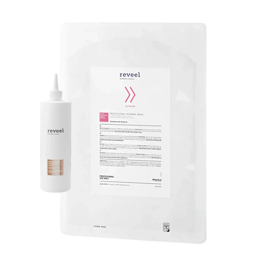 Reveel Professional Renewal Mask Stem Cell Collagen Mask 10pcs + Reveel Professional Activating Fluid Collagen Mask Activating Fluid 500ml x1