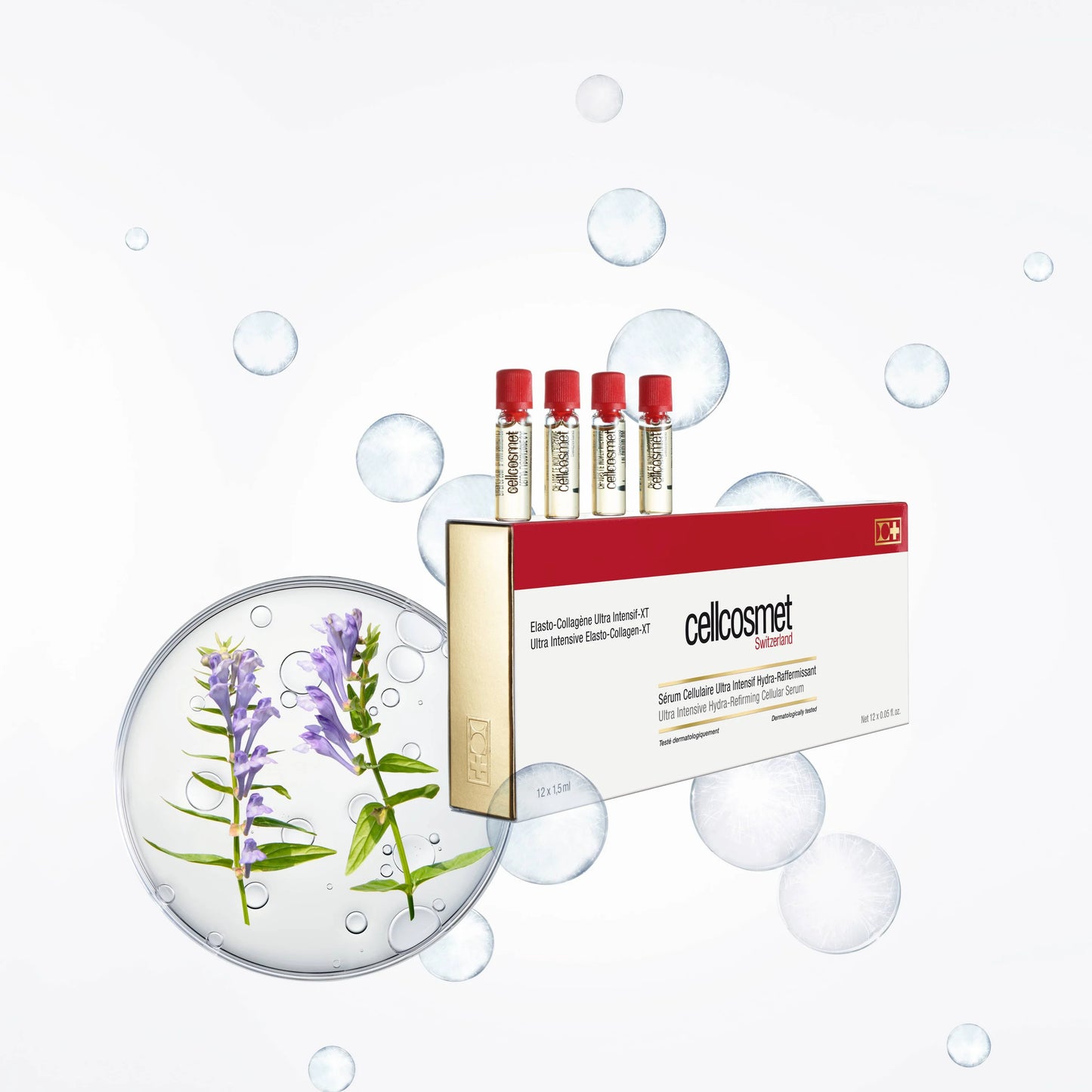 Cellcosmet Ultra Intensive Elasto-Collagen XT 強化彈力膠原蛋白精華12x1.5ml / 4x10ml (院裝 Salon Size)
