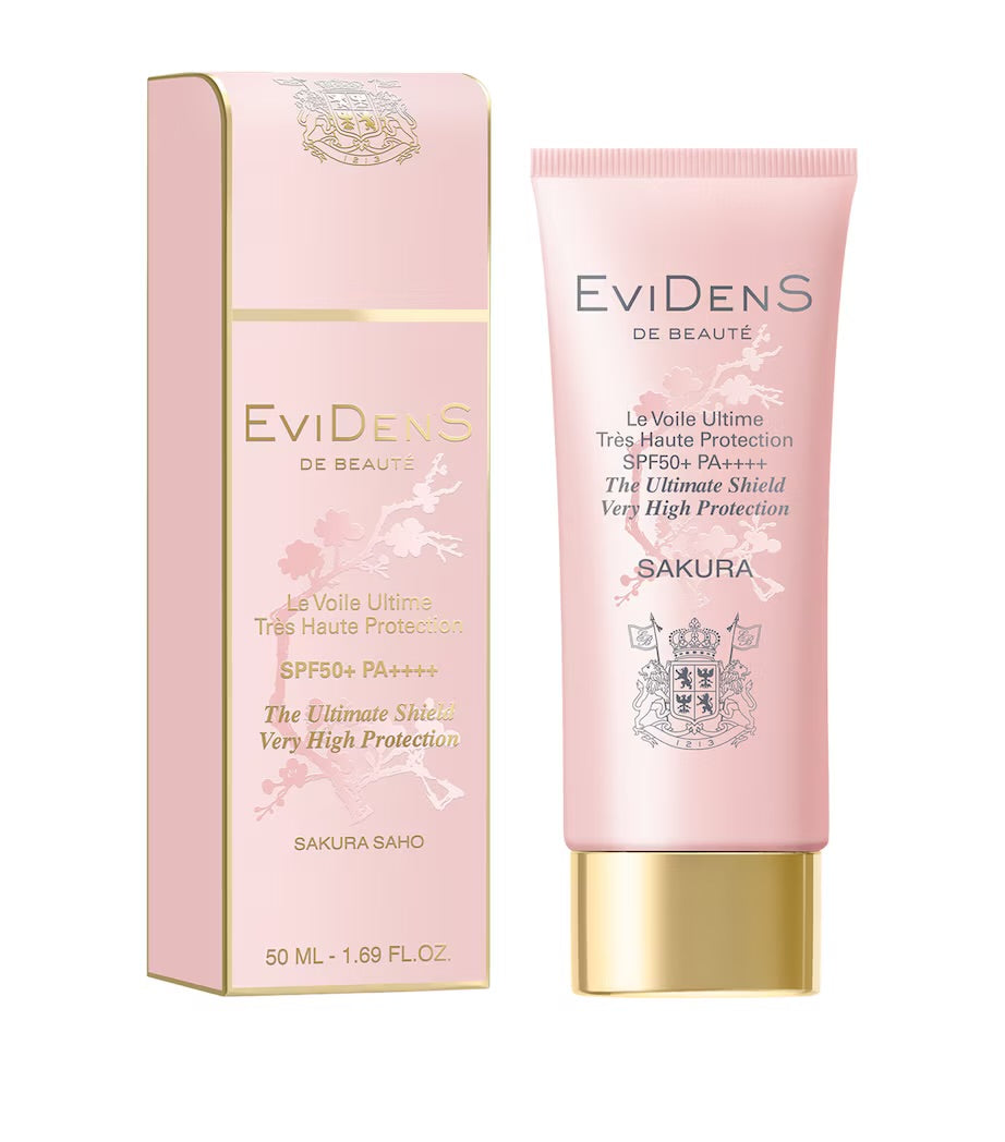 NEW 2026 ! Evidens The Ultimate Shield Very High Protection SPF 50 PA++++ 高效抗氧護膚防曬 50ml
