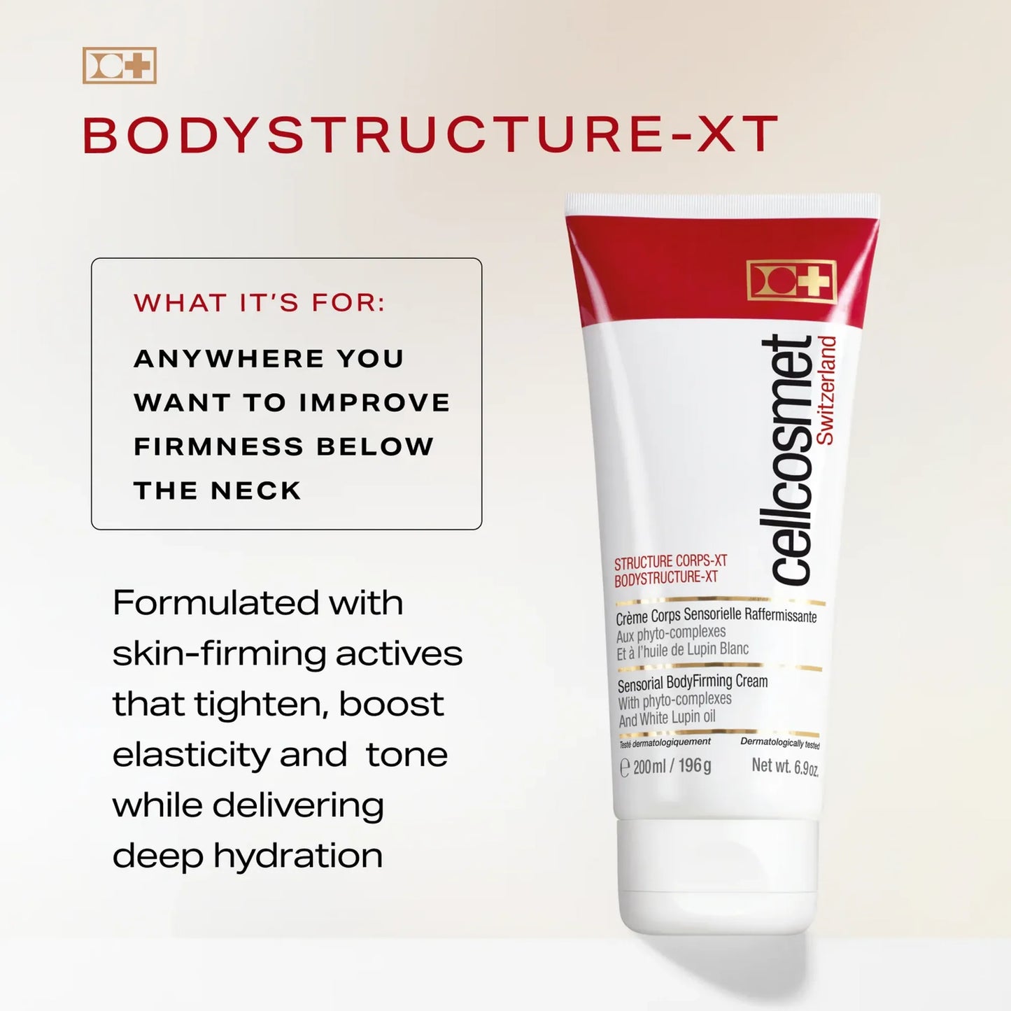 Cellcosmet Bodystructure-XT 緊致身體霜 250ml (院裝 Salon Size)