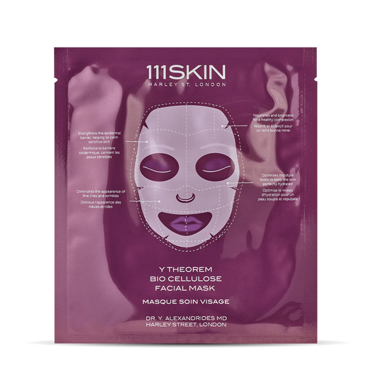 111SKIN Y Theorem Bio Cellulose Facial Mask 紫鎏金修復面膜 5 x 23ml / 10 x 23ml (院裝 Salon Size)